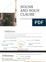 Chap 9 Cao Thu Hien NOUNS AND NOUN CLAUSE