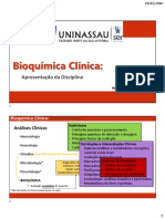 Bioquímica Clínica - Aula 1 - Apresentação Da Disciplina e Coleta