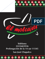 Menu Molcajete