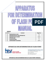 Flash Point Apparatus