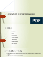 Evolution of Microprocessor