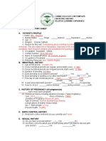 Obstetric History Sheet - Legaspina