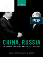 Paul J. Bolt, Sharyl Cross - China, Russia, and Twenty-First Century Global Geopolitics-Oxford University Press (2018)