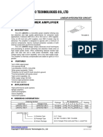 Unisonic Technologies Co., LTD: 20W Audio Power Amplifier