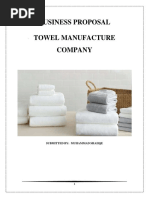 Business Proposal For Towel PDF