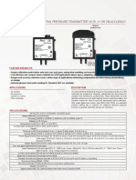 Series 616Kd - : Differential Pressure Transmitter 0.25, 1 or 2% Accuracy