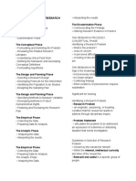 Phases of Nursing Research Reviewer