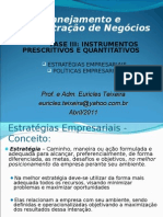 Apresentação FASE III Estratégias e Políticas Empresariais