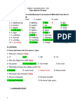 Term 1 - Examination - 90 Mint - Ss