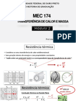 MÓDULO 2 - Resistências Térmicas