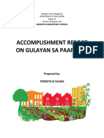 Accomplishment Report Gulayan