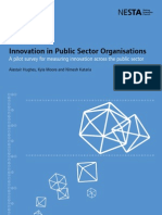 Innovation in Public Sector Organisations