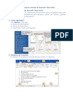 Conociendo La Interfaz de Microsorft Word 2016