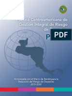 Lectura - Politica Centroamericana de Gestion Integral de Riesgo - CEPREDENAC - 2017