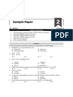 Sample Paper: General Instructions