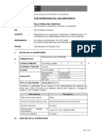 Modelo de Informe de Supervisión Ambiental