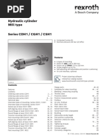 Hydraulic Cylinder Mill Type Series CDH1 / CGH1 / CSH1: RE 17332, Edition: 2021-07, Bosch Rexroth AG