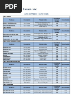 Lista de Precios - Davi's Farma