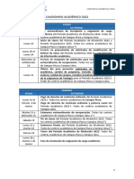 Calendario Academico 2022