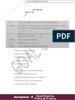 Aeroplane X: Part One: Expressions (Items 1-15) Choose The Best Answer