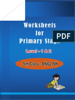 5th Class With Cover Page