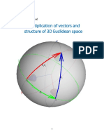 Josipovic - Multiplication of Vectors and Structure of 3D Euclidean Space