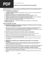 Guia para Examen de Afinacion de Motores Con Inyeccion Electronica de Comb.