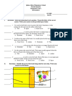 English 2nd Quarter (Summative Test 1)