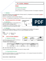 Les Reactions Chimiques Cours 5