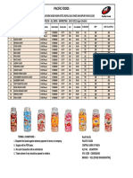 PACIFIC FOODS - 28-03-2021 - PRICE LIST - Pouch - Seprate