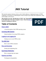 A Basic UNIX Tutorial