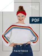 Band of Colour Top in Paintbox Yarns Downloadable PDF - 2