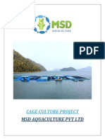 MSD Aquaculture PVT LTD: Cage Culture Project