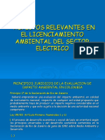 Aspectos Relevantes Del Licenciamiento Ambiental Del Sector Electrico