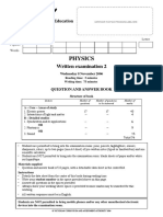 VCAA 2006 Physics - Exam 2