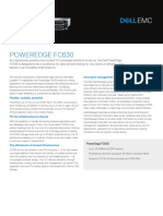 Dell PowerEdge FC630 Spec Sheet