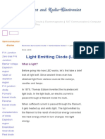 Light Emitting Diode (LED) - Working, Construction and Symbol - Diode