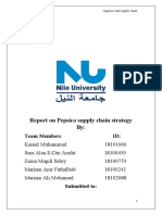 Report On Pepsico Supply Chain Strategy By:: Team Members Id