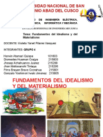 Fundamentos Del Idealismo y Del Materialismo