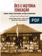 Migracoes e Historia Da Educacao Saberes Praticas e Instituicoes Um Olhar Transnacional