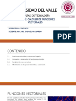 Unidad 2 Cálculo de Funciones Vectoriales