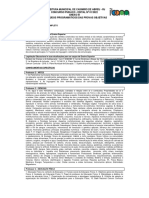 Prefeitura Municipal de Casimiro de Abreu - RJ Concurso Público - Edital N 01/2022 Anexo Iii Conteúdos Programáticos Das Provas Objetivas