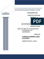 Tipos de Vigas en La Construcción, de Acuerdo A Su Clasificación