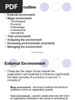 Lecture 3 Outline: External Environment Mega Environment