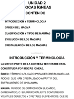 10 PETRO - GEO ROCAS +GNEAS MAGMA, ORIGEN, CLASIFICACIaN, CRISTALIZACIaN 2020-2020