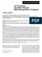 Midshaft Clavicle Fractures: Surgery Provides Better Results As Compared With Nonoperative Treatment