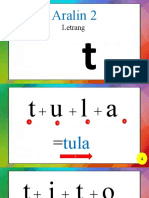 FLASHCARDS - Aralin 2 Letrang TT