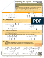 Completing The Square Methods