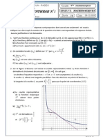 Devoir de Synthèse Math N°1 - Bac Math (2009-2010)