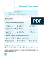 4.1 Product of Two Binomial Expressions